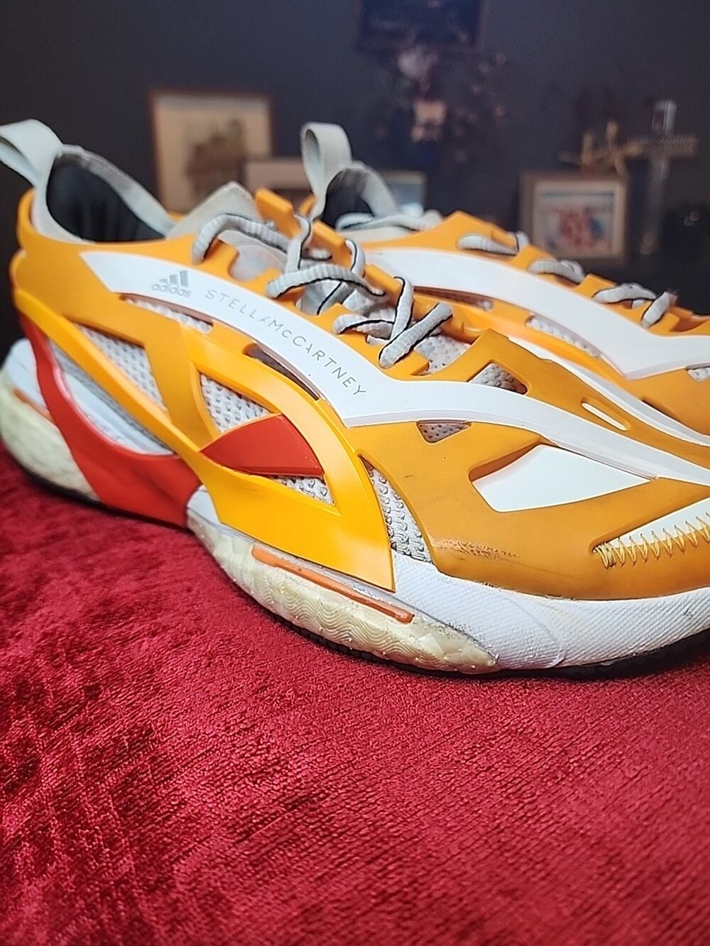 Adidas Stella Mcartney Solarglide Orange size 8